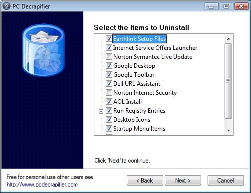 Use PC Decrapifier to remove all junk applications from new computer