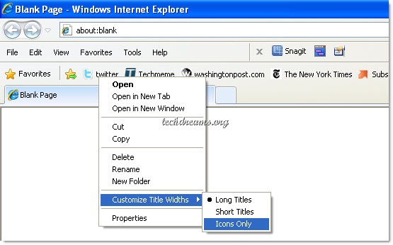 favorites bar internet explorer 9