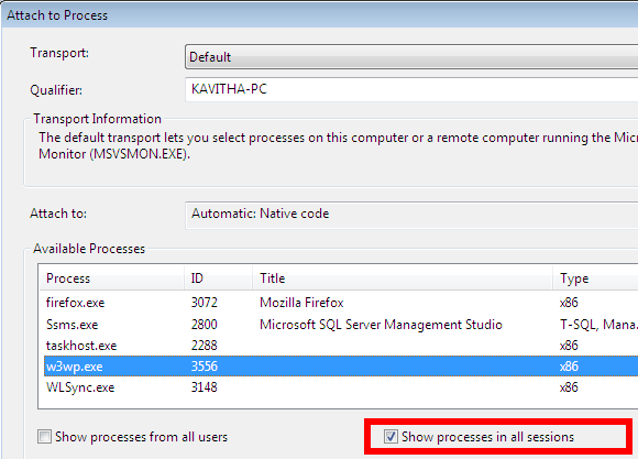 how_to_attach_visual_studio_2010_to_iis_process_on_windows_7