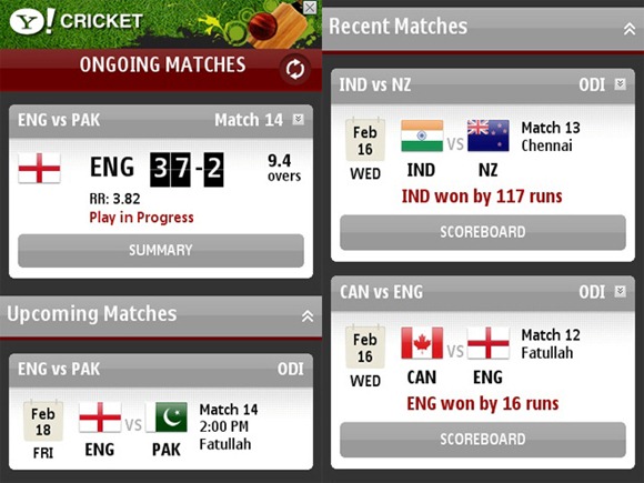 check_live_cricket_scores_on_nokia_iphone_using_yahoo_cricket_scores_app