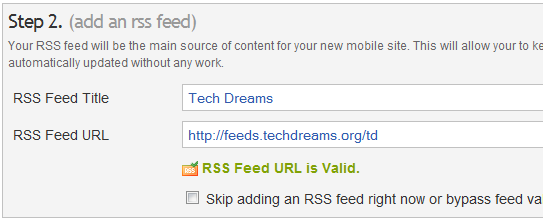 Creating a Mobile Friendly Blog - RSS Feed Details