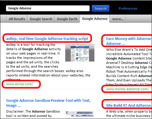 Search Results for Google Adsense