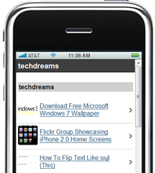 techdreams iPhone Preview