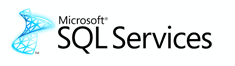 Microsoft SQL Services Logo - Blue Theme