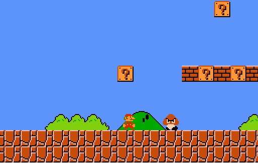 old super mario bros flash